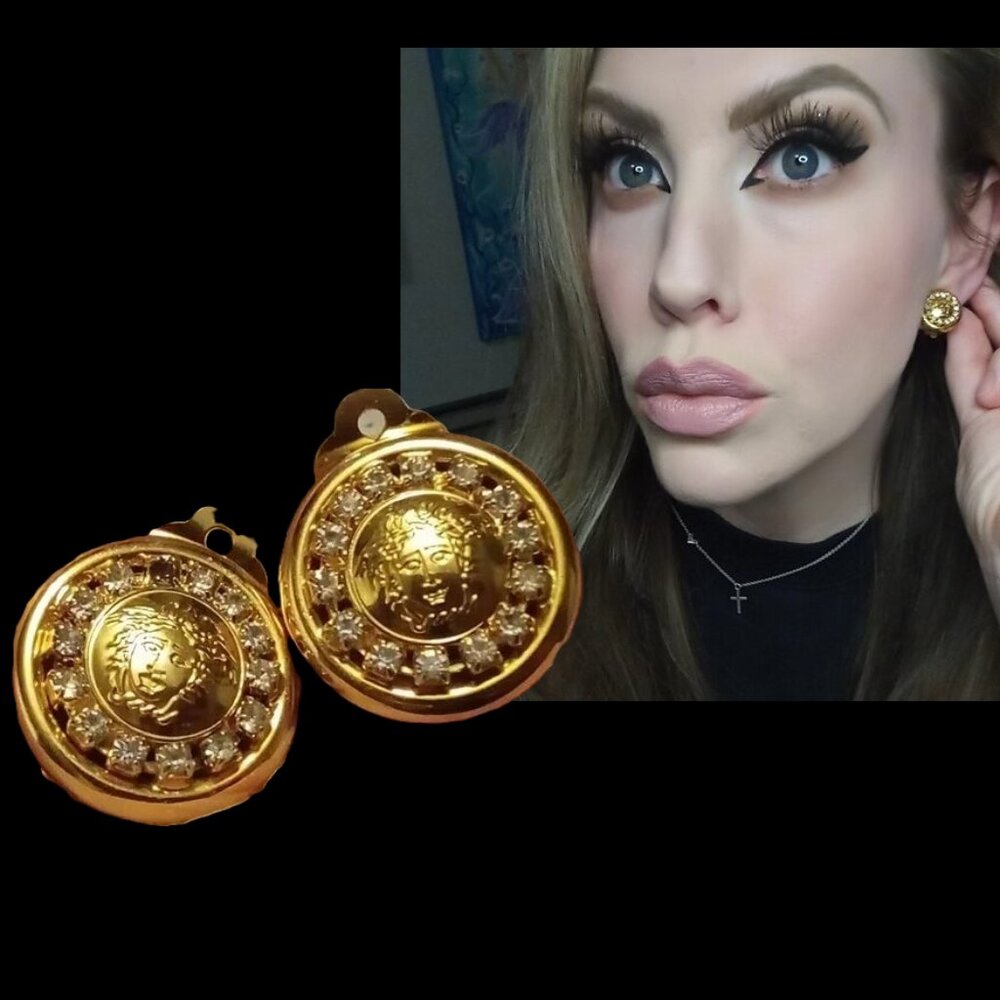 Gianni Versace Vintage Clip-on Earrings